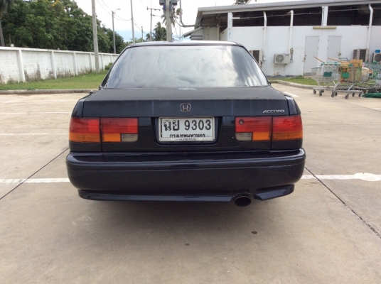 ขายรถแอคคอร์ดตาเพชรไฟท้ายสั้น ปี93 เครื่องเดิมหัวฉีด 2.0 เกียร์ธรรมดา แก๊สLPG เพาเวอร์ ไฟฟ้าทั้งคัน ภายในสวยเดิมๆสะอาด แอร์เย็นฉ่ำ วิทยุCD ตัวถังสีเงาสีแตกบางชิ้น แม็กเดิม เครื่องดี ช่วงล่างนิ่ม รถขับดีครับ พร้อมใช้ ภาษี59