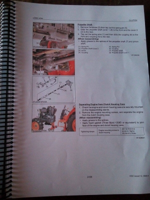 ขายคู่มือการซ่อมรถแทรคเตอร์คูโบต้า(WSM KUBOTA L3200) ขายคู่มือการซ่อมรถแทรคเตอร์คูโบต้า(WSM KUBOTA L3200)