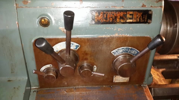 เครื่องกลึง 6 ฟุต morisaiki 450&times;850 งามๆ ตามสภาพ 0814583376 เอก