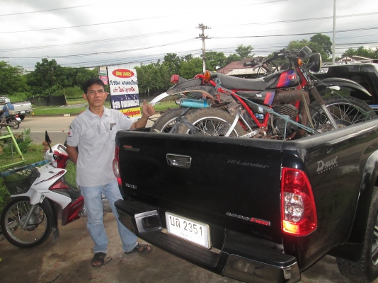 รับรถไปแล้วครับ ตร สุชาติ บึ่งรถจากยะรา รับรถกลับ ศรีสะเกษ