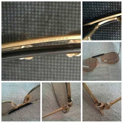 แว่นตาตัวพ่อบิดา B&amp;L RAY-BAN U.S.A.