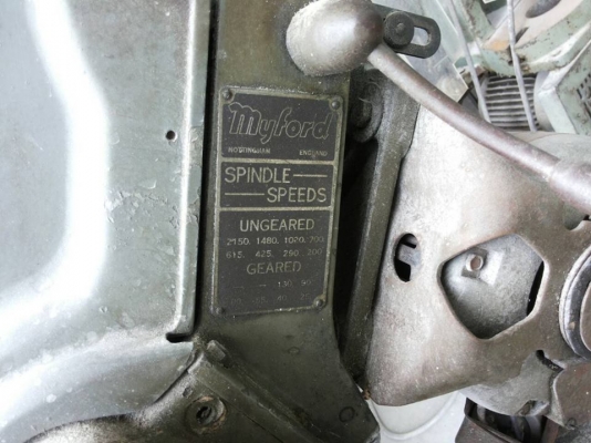 เครื่องกลึง myford ไฟบ้าน ตามสภาพ ราคานักสะสม 0814583376