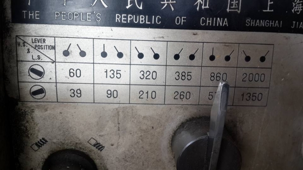 เครื่องกลึง 5 ฟุต 3 เพลา เบรค (ไม่รวมจอ) สภาพใช้งาน 65000 บาท