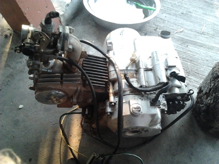 ขายเครื่องมอเตอร์ไชค์ 110 CC. เกียร์ออโต้ /สตาร์ทมือ สภาพใหม่