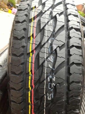 ขายยางใหม่ ปี 15 BS 265 x 75 x 16 AT พร้อมล้อลาย Bradley ขายยางใหม่ ปี 15 BS 265 x 75 x 16 AT พร้อมล้อลาย Bradley