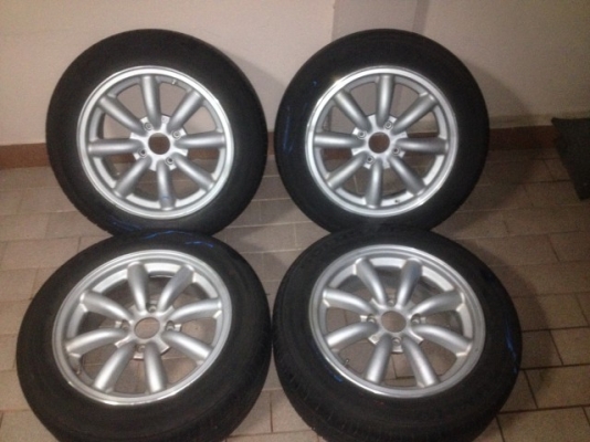 ล้อเเท้ วาตานาเบ้ 16กว้าง7นิ้วอ๊อฟ40 4รู114สีเดิมๆยุ่นของเก่าญี่ปุ่นสภาพสวยๆครับ