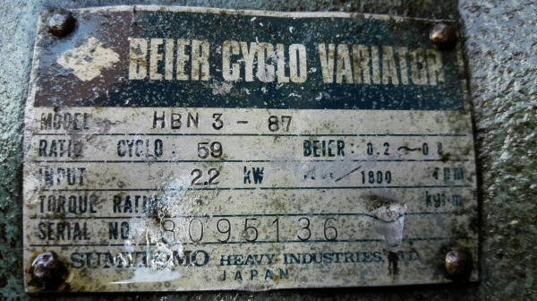 Sale>> หัวเกียร์ทดปรับรอบ Sumitomo อัตราทด 1:59 ใช้กับมอเตอร์ 3 HP.ขึ้นไป สภาพสวยแน่น!! มี 3 ตัว โทร 089-2499-123 นครปฐม