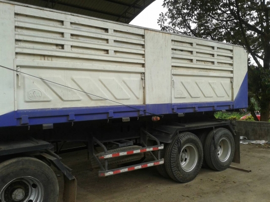 ขายดาวน์รถบรรทุก 22 ล้อพ่วงแม่ลูกดัมพ์ HINO MEGA 344 แรงม้า ลูกพ่วงสามมิตร 3 เพลา ขายดาวน์ 1000000