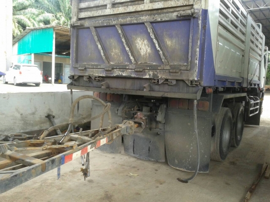 ขายดาวน์รถบรรทุก 22 ล้อพ่วงแม่ลูกดัมพ์ HINO MEGA 344 แรงม้า ลูกพ่วงสามมิตร 3 เพลา ขายดาวน์ 1000000