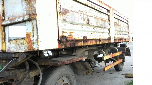 ขายหางพ่วง 2 เพลาดั้ม RCK จำนวนสองหาง จอดนานทะเบียนพร้อมโอนครับป้ายขาว