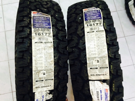 ขายยางใหม่ BF Goodrich 30x9.5R15 ปี12ยางใหม่มี2เส้นครับ