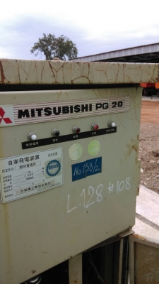 เครื่องปั่นไฟ mitsubishi 20KVA พร้อมใช้งาน 0914902228(เอ)