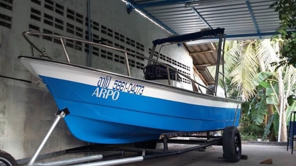 เรือไฟเบอร์ต่อใหม่ อุ่ร่วมใจโบ๊ทบางเสร่