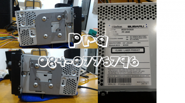 วิทยุซูบารุ Subaru Forester 2din วิทยุ CD MP3 USB AUX บลูทูธ ผลิตโดย Clarion (ขนาด 200 mm x 100 mm )