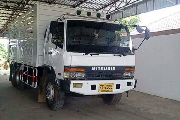สิบล้อ ขาย สด-ผ่อน มิตรซู FUSO  FN616J ปี47ยูโรทู 260โบว์อินเตอร์ เพาเดียวไม่ดั้ม กะบะสามมิตรยาว 7ม สภาพดีสวยเดิมทั้งคัน เล่มทะเบียนพร้อมโอน