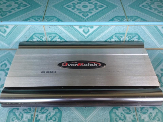 แอมป์คลาสดี OverMatch OM-3000.1 มือสองสภาพสวย ไม่เคยซ่อม ใช้งานปกติ เบสแน่นแรงดีขับซับ10&quot;-12&quot;-15&quot;หล่อ(เดิมเจ้าของดัน15&quot;ดีดราก้อนมาทิ้งพื้น) ขาย 7950 บาท สนใจ0892425454 อยู่สระบุรี