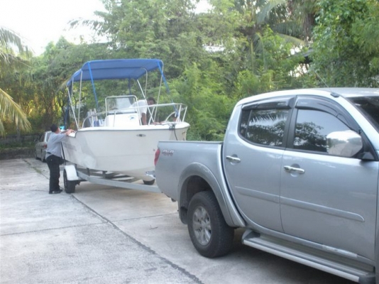 ขายเรือโมลบอยทีเซิร์ฟ 18 ฟุต เครื่องซูซูกิ 85 แรงพร้อมเทรเลอร์