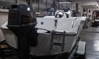 ขายเรือโมลบอยทีเซิร์ฟ 18 ฟุต เครื่องซูซูกิ 85 แรงพร้อมเทรเลอร์