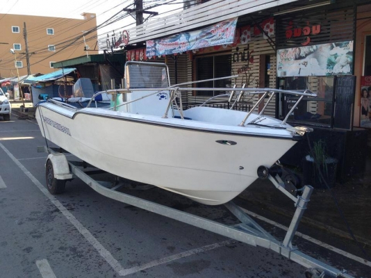 ขายเรือโมลบอยทีเซิร์ฟ 18 ฟุต เครื่องซูซูกิ 85 แรงพร้อมเทรเลอร์