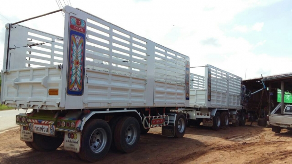 ขายรถพ่วง 24 ล้อ แม่.ลูก กระบะเหล็กคอกเกษตรดั้ม ISUZU 360 ปี.53 รถสวย ราคา.2450000 ต่อรอง สนใจรีบจองด่วน