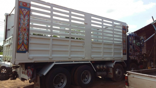 ขายรถพ่วง 24 ล้อ แม่.ลูก กระบะเหล็กคอกเกษตรดั้ม ISUZU 360 ปี.53 รถสวย ราคา.2450000 ต่อรอง สนใจรีบจองด่วน