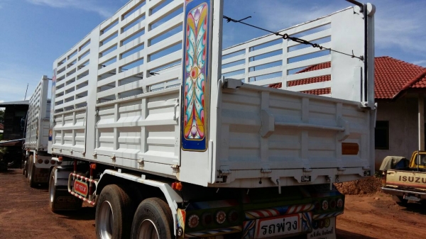 ขายรถพ่วง 24 ล้อ แม่.ลูก กระบะเหล็กคอกเกษตรดั้ม ISUZU 360 ปี.53 รถสวย ราคา.2450000 ต่อรอง สนใจรีบจองด่วน