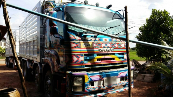 ขายรถพ่วง 24 ล้อ แม่.ลูก กระบะเหล็กคอกเกษตรดั้ม ISUZU 360 ปี.53 รถสวย ราคา.2450000 ต่อรอง สนใจรีบจองด่วน