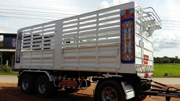 ขายรถพ่วง 24 ล้อ แม่.ลูก กระบะเหล็กคอกเกษตรดั้ม ISUZU 360 ปี.53 รถสวย ราคา.2450000 ต่อรอง สนใจรีบจองด่วน