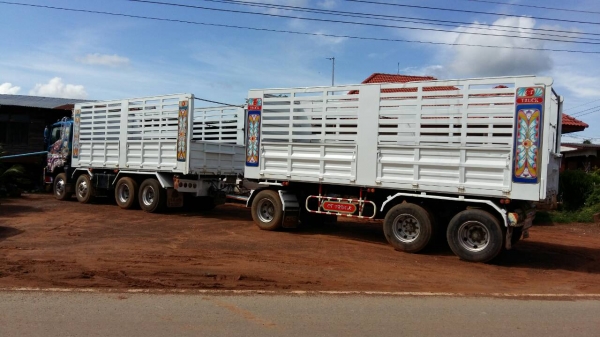 ขายรถพ่วง 24 ล้อ แม่.ลูก กระบะเหล็กคอกเกษตรดั้ม ISUZU 360 ปี.53 รถสวย ราคา.2450000 ต่อรอง สนใจรีบจองด่วน