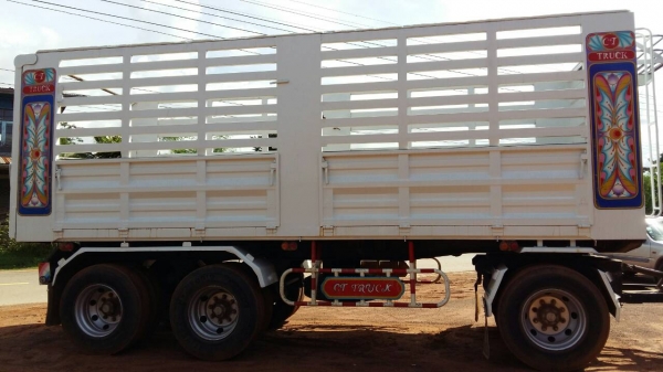 ขายรถพ่วง 24 ล้อ แม่.ลูก กระบะเหล็กคอกเกษตรดั้ม ISUZU 360 ปี.53 รถสวย ราคา.2450000 ต่อรอง สนใจรีบจองด่วน