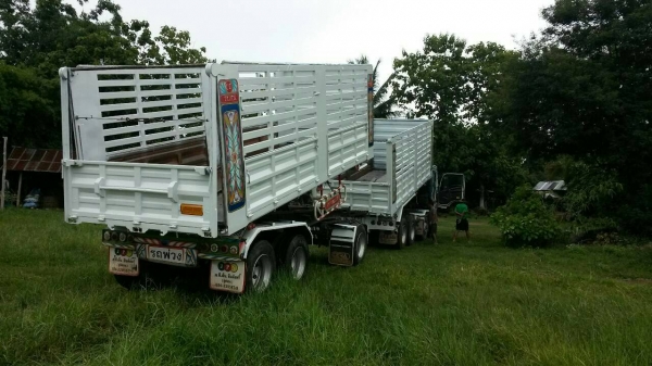 ขายรถพ่วง 24 ล้อ แม่.ลูก กระบะเหล็กคอกเกษตรดั้ม ISUZU 360 ปี.53 รถสวย ราคา.2450000 ต่อรอง สนใจรีบจองด่วน