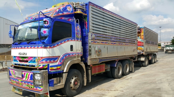 ขายรถพ่วง 22 ล้อ แม่.ลูก กระบะเนียมคอกเกษตรดั้ม อู่.ส สมบัติ ISUZU 360 ปี.54 ราคา.2690000 รถสวย ยางเต็ม สนใจรีบจองด่วน