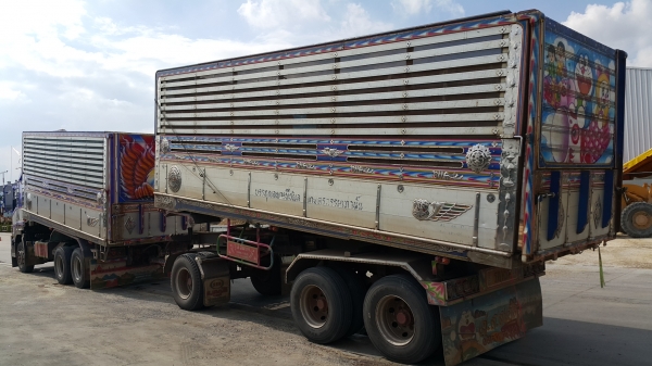 ขายรถพ่วง 22 ล้อ แม่.ลูก กระบะเนียมคอกเกษตรดั้ม อู่.ส สมบัติ ISUZU 360 ปี.54 ราคา.2690000 รถสวย ยางเต็ม สนใจรีบจองด่วน