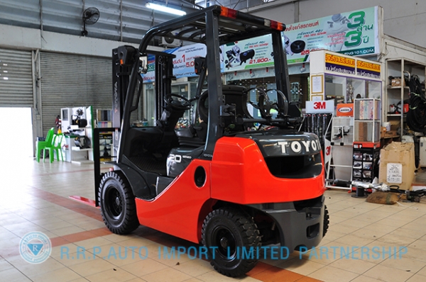 ขายรถโฟล์คลิฟท์มือสอง TOYOTA รุ่น 8FG20 ราคา xxx,xxx บาท นำเข้าจากประเทศญี่ปุ่น 100\% ไม่เคยใช้งานในไทย