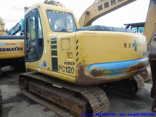 รถขุด Komatsu PC120-6E # 58829 นำเข้าจากญี่ปุ่น โทร.กุ้ง:0813062283