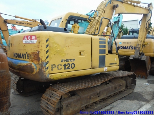 รถขุด Komatsu PC120-6E # 58829 นำเข้าจากญี่ปุ่น โทร.กุ้ง:0813062283