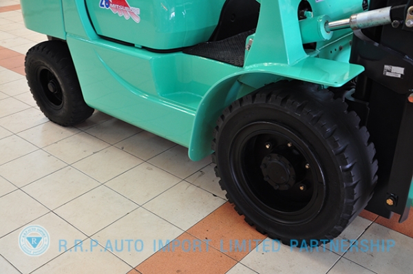 ขายรถโฟล์คลิฟท์มือสอง MITSUBISHI รุ่น FG28 ราคา 285,000 บาท นำเข้าจากประเทศญี่ปุ่น 100\% ไม่เคยใช้งานในประเทศไทย