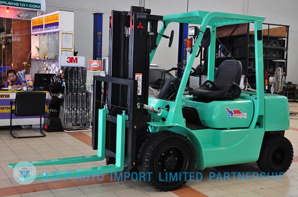 ขายรถโฟล์คลิฟท์มือสอง MITSUBISHI รุ่น FG28 ราคา 285,000 บาท นำเข้าจากประเทศญี่ปุ่น 100\% ไม่เคยใช้งานในประเทศไทย