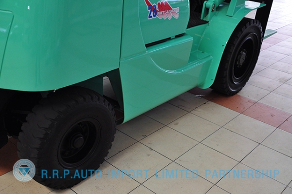 ขายรถโฟล์คลิฟท์มือสอง MITSUBISHI รุ่น FG28 ราคา 285,000 บาท นำเข้าจากประเทศญี่ปุ่น 100\% ไม่เคยใช้งานในประเทศไทย
