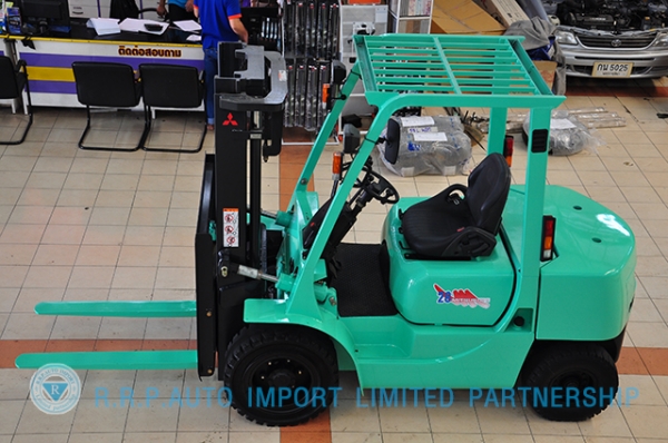 ขายรถโฟล์คลิฟท์มือสอง MITSUBISHI รุ่น FG28 ราคา 285,000 บาท นำเข้าจากประเทศญี่ปุ่น 100\% ไม่เคยใช้งานในประเทศไทย