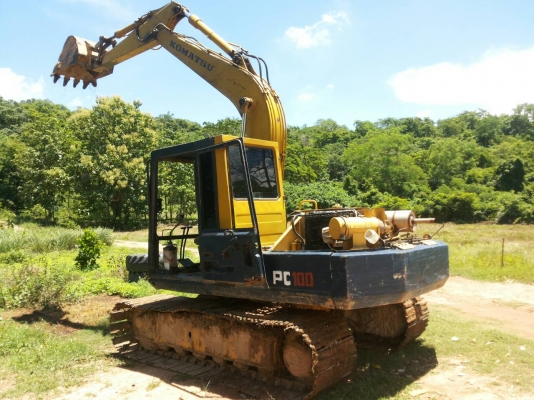 รถแม็คโคร PC 100 รุ่น 3 พร้อมใช้งาน ราคา 285,000 บ.รถอยู่สระบุรี