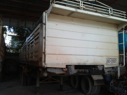 ขายหางเซมิดั้ม 3 เพลาแท้ปี 50 เสรีชัยกะบะดีคัสซีสวยยาว 9 เมตร