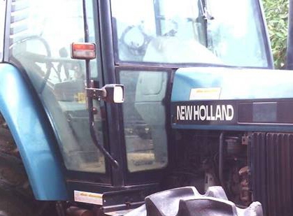 **660,000 บ.ต่อรอง/// รถไถ2เพลา FORD-6640 Newhollan 4WD ตัวนอก เก๋งตู้ **ขาย FORD NEWHOLLAND 6640 4W