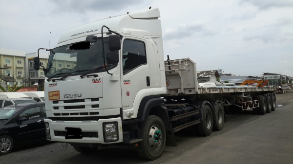 รถหัวลาก Isuzu 360 แรงม้า ปี 55 สภาพสวยสด พร้อมใช้งาน ทดลองขับได้ สนใจติดต่อเอ็ม ที เจริญยนต์ สาขา 2