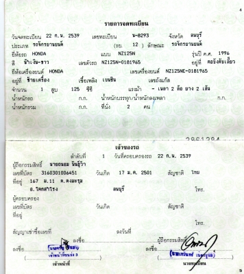 ขาย เเดช125 ตัวใหม่ รถพร้อมใช้งาน มีเล่มทะเบียน ภาษีขาดเกิน 3 ปี(ชุดโอนกำลังตามให้อยู่ครับ) ค่าตัว 5900 บาท สนใจทักเเชทหรือโทร.089-8054390 โอ๋ อยู่จังหวัด ลพบุรี