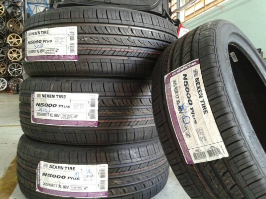ขายยาง NEXEN N5000 PLUS 205/45R17 เส้นละ 2,250 บาท