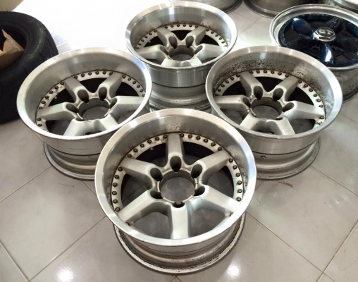 ขายล้อ BRADLEY VR 3 ชิ้นแท้ 16x8.5 ออฟลบ38 6 รูกระบะ ออฟลึก ประมูลจากญี่ปุ่น ขายล้อ BRADLEY VR 3 ชิ้นแท้ 16x8.5 ออฟลบ38 6 รูกระบะ ออฟลึก ประมูลจากญี่ปุ่น