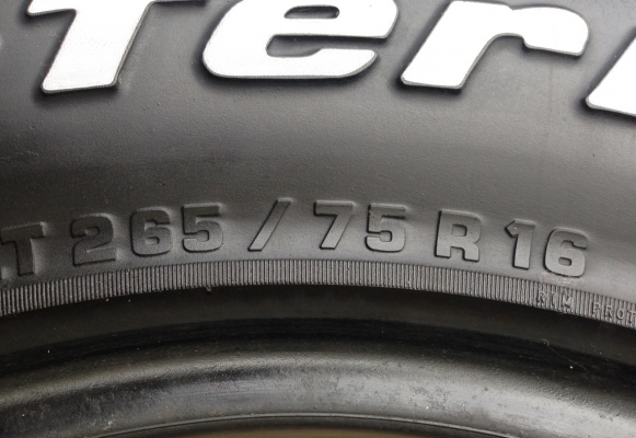 ยาง All BF goodrich 265 75 16 ดอกเยอะ ติดหนวด ไม่มีปะ