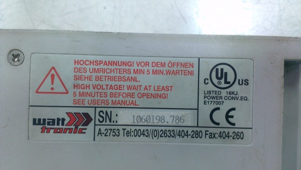 ขาย Inverter Watt Tronic