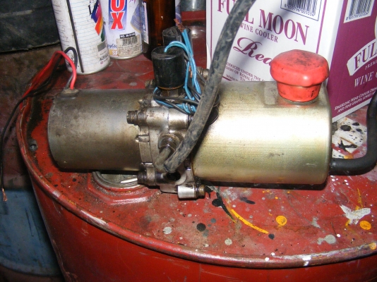 ปั้มไฮดรอลิก  มอเตอร์ไฟ 12 โวลท์